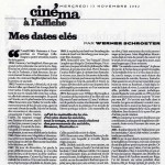 Libération : Mes dates clés