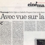 Libération : Avec vue sur la mère dominique frot - liberation