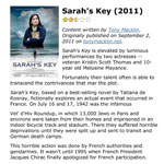 Tony Macklin : Sarah's Key