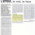 La pavé : L'amour, le vrai, le faux dominique fort - le pavé - la fin de l'amour