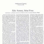 Süddeutsche Zeitung : Phèdre (traduction) Süddeutsche Zeitung - Phèdre