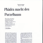Tages-Anzeigner : Phèdre (traduction) Tages-Anzeigner - Phèdre