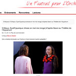Un Fauteuil Pour l'Orchestre : Eyolf