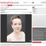 Article paru dans ledauphine.com, septembre 2013